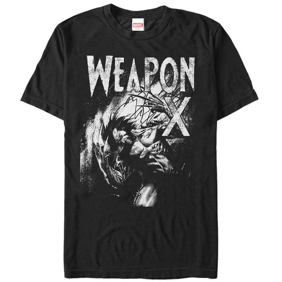 Men's Marvel X-Men Wolverine Weapon Xscale Graphic Tee Black Small