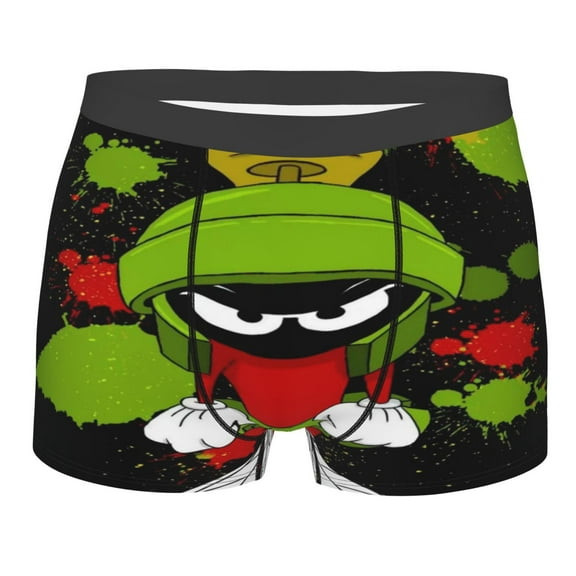Men's Marvin the Martian Boxer Briefs Soft Comfort Breathable Underwear