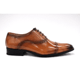 thumbnail image 1 of Men's Masimo Tan Faux Textured Print Laced Dress Shoes 2709-08, 1 of 7