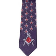 Men's Masons Regular Length Novelty Neck Tie