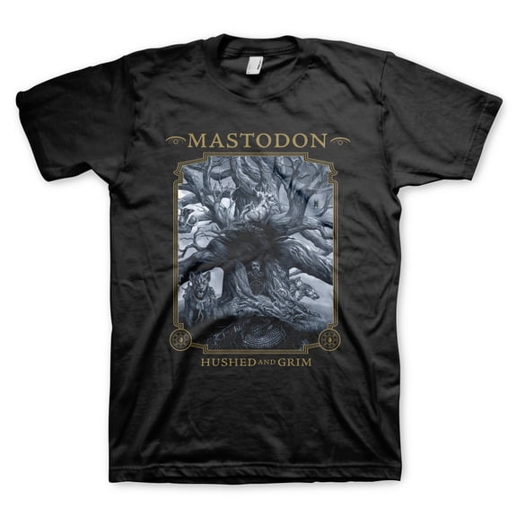 Men's Mastodon Hushed and Grim T-shirt X-Large Black