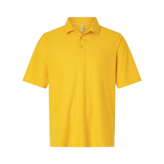 Harriton M105 Men's Maverick CVC Pique Polo-SUNRAY YELLOW-L