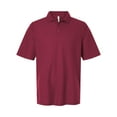 thumbnail image 1 of Harriton M105 Men's Maverick CVC Pique Polo-Wine-3XL, 1 of 6