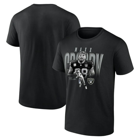Men's Maxx Crosby Black Las Vegas Raiders Humble Shadow Player T-Shirt