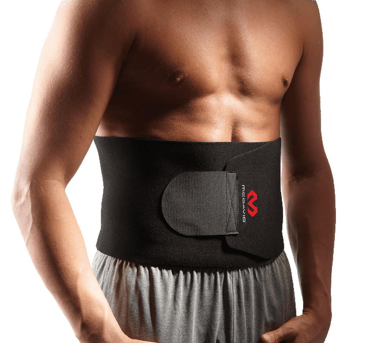 Men's McDavid 491 No Latex Neoprene 8 inch Performance Waist Trimmer (Black O/S)