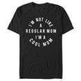 thumbnail image 1 of Men's Mean Girls I'm Not a Regular Mom Graphic Tee Black 2X Large, 1 of 5