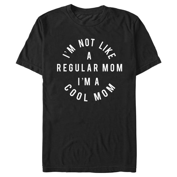 Men's Mean Girls I'm Not a Regular Mom Graphic Tee Black X Large