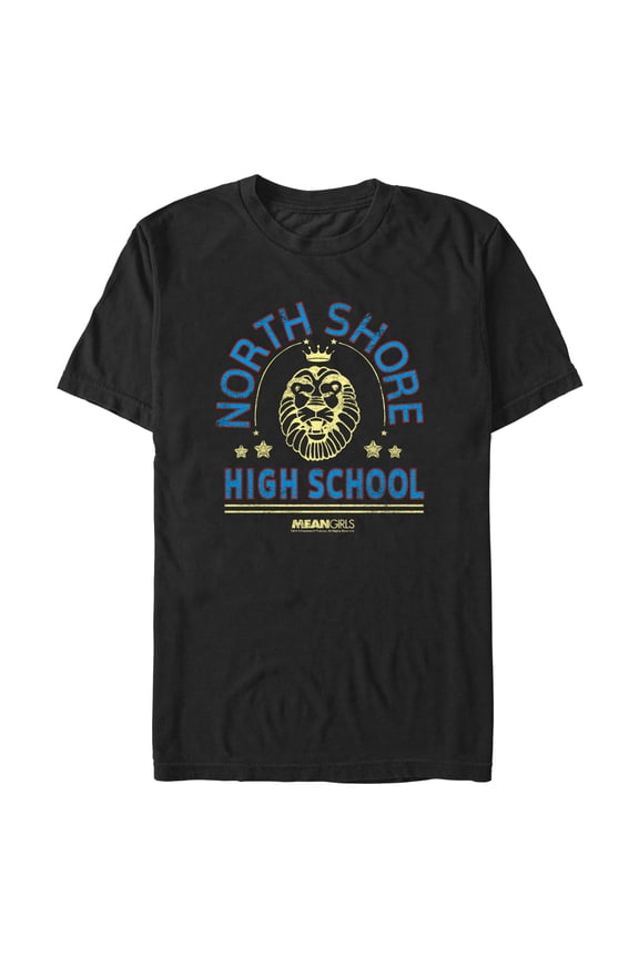 Men's Mean Girls North Shore High School Logo Graphic Tee Black X Large