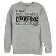 thumbnail image 1 of Men's Mean Girls Victimized by Regina George Sweatshirt Athletic Heather Large, 1 of 4