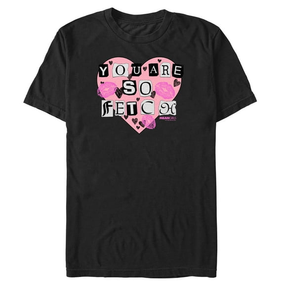 Men's Mean Girls You Are So Fetch Graphic Tee Black Medium