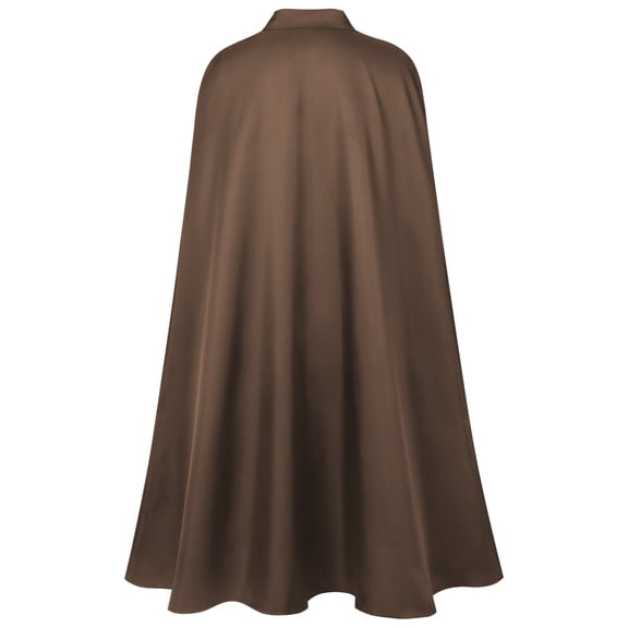Men's Medieval Cloak Collared Victorian Cape Gothic Renaissance Capelet Halloween Cosplay Party Vampire Wizard Costume