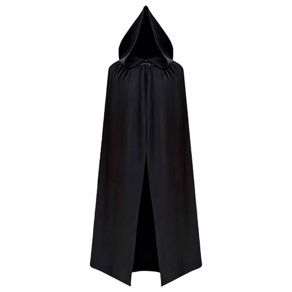 Men's Medieval Cloak with Hood Renaissance Cape Fancy Queen King Cosplay Halloween Costumes