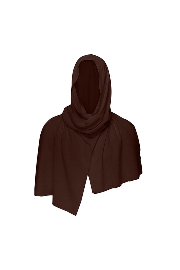 Men's Medieval Solid Color Warm and Sunscreen Headband Scarf