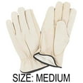 thumbnail image 1 of Men's Medium Size Top Grain Fleece Lined Cowhide Gloves : ( Pack of 2 Pairs ) (Maxi Star: GL-15102-Z02), 1 of 2