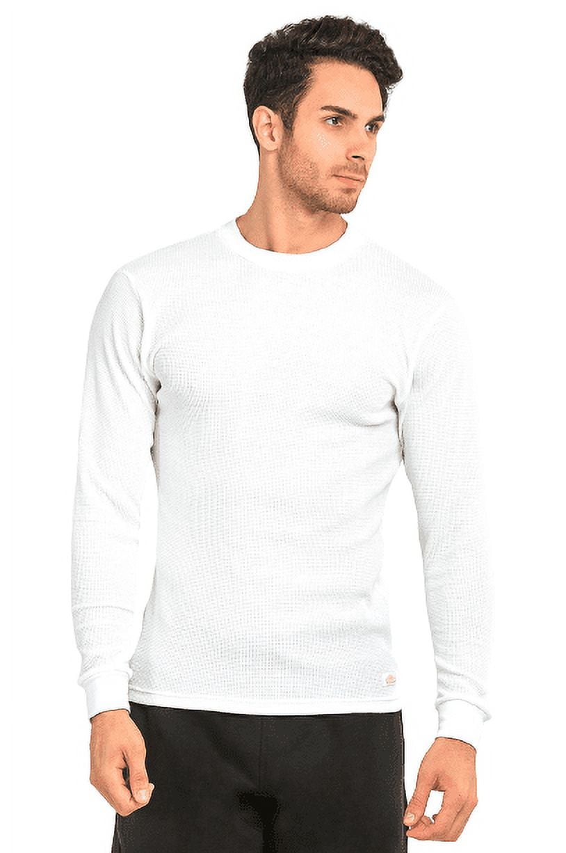 Mens white long store sleeve thermal top