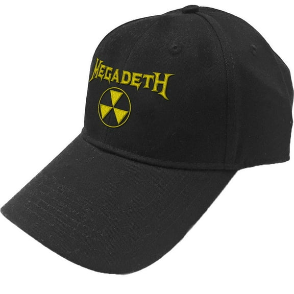 Men's Megadeth Hazard Logo Baseball Cap Adjustable Black