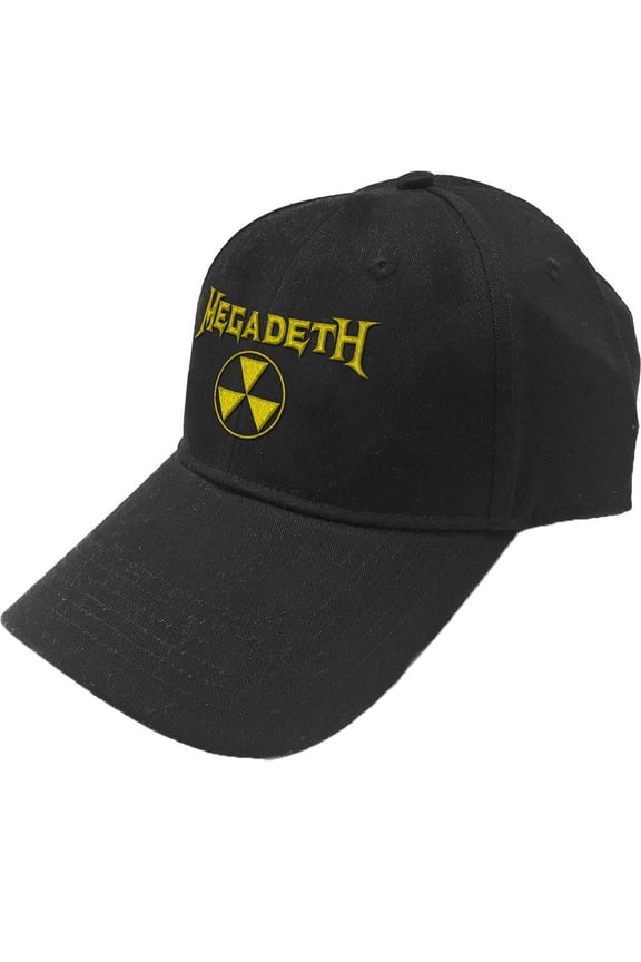 Men's Megadeth Hazard Logo Baseball Cap Adjustable Black