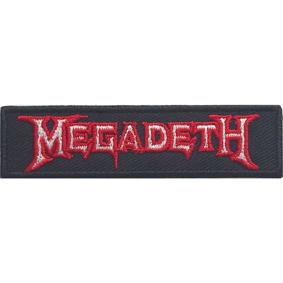 Men's Megadeth Logo Outline Woven Patch