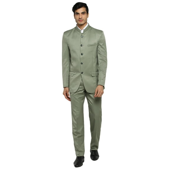 Men's Men's Polyvise Bandhgala Nehru Bollywood Style Men's Suit