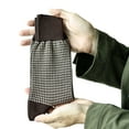 thumbnail image 1 of Men's Mercerized Cotton Dress Socks Business Casual Plaid Crew Sock Lightweight Soft Comfort, Medium 7.5-11.5, 1 of 7