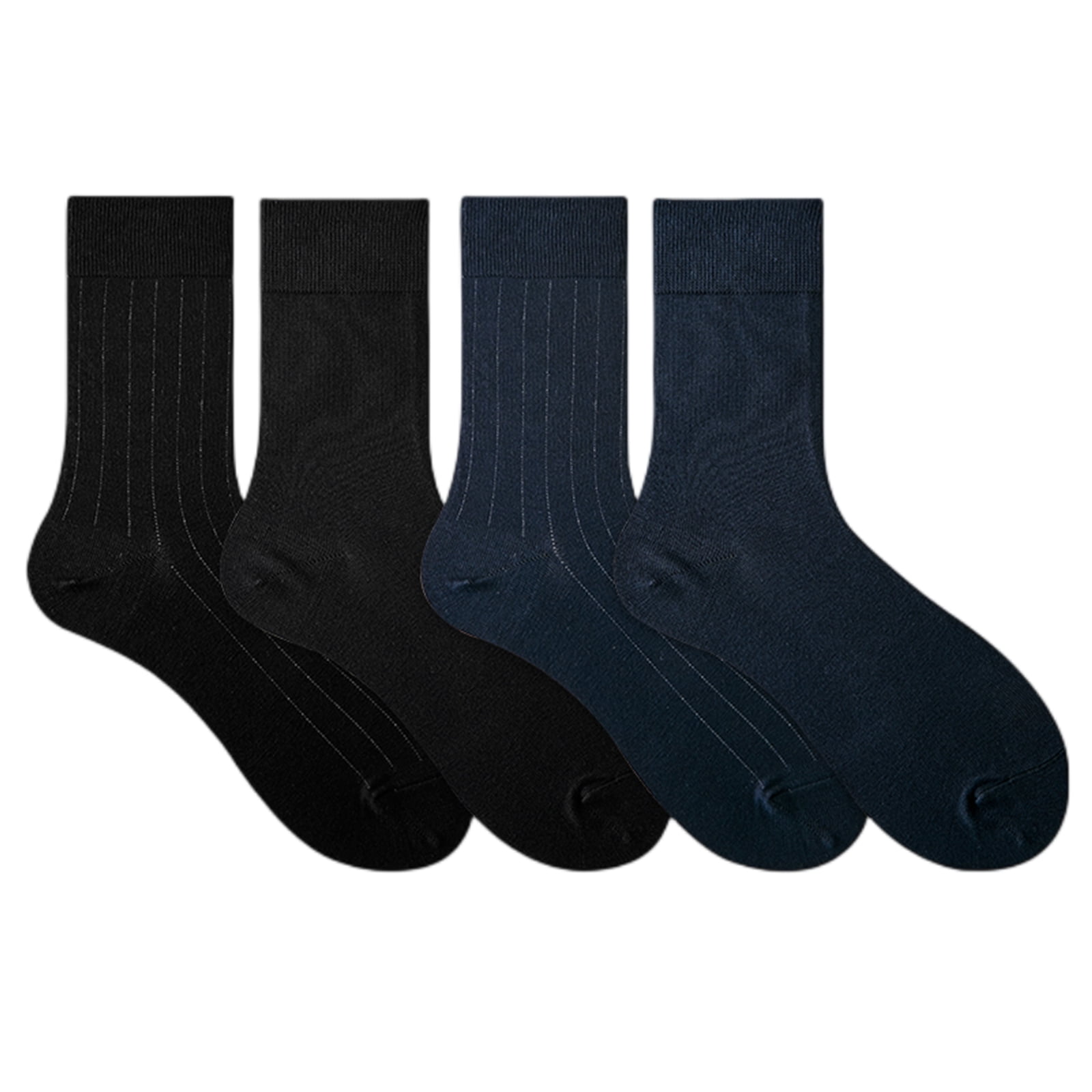 Men's Mercerized Cotton Dress Socks Business Casual Solid/Patterned ...