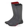thumbnail image 1 of Men's Merino Wool Cushion Smooth Toe Boot Crew Socks 2 Pack, 1 of 2