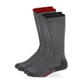 thumbnail image 1 of Men's Merino Wool Cushion Smooth Toe Boot Crew Socks 2 Pack, 1 of 2
