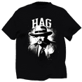 thumbnail image 1 of Men's Merle Haggard The HAG 1937-2016 T-Shirt Black Short Sleeve Cotton Shirts XS-5XL, 1 of 5