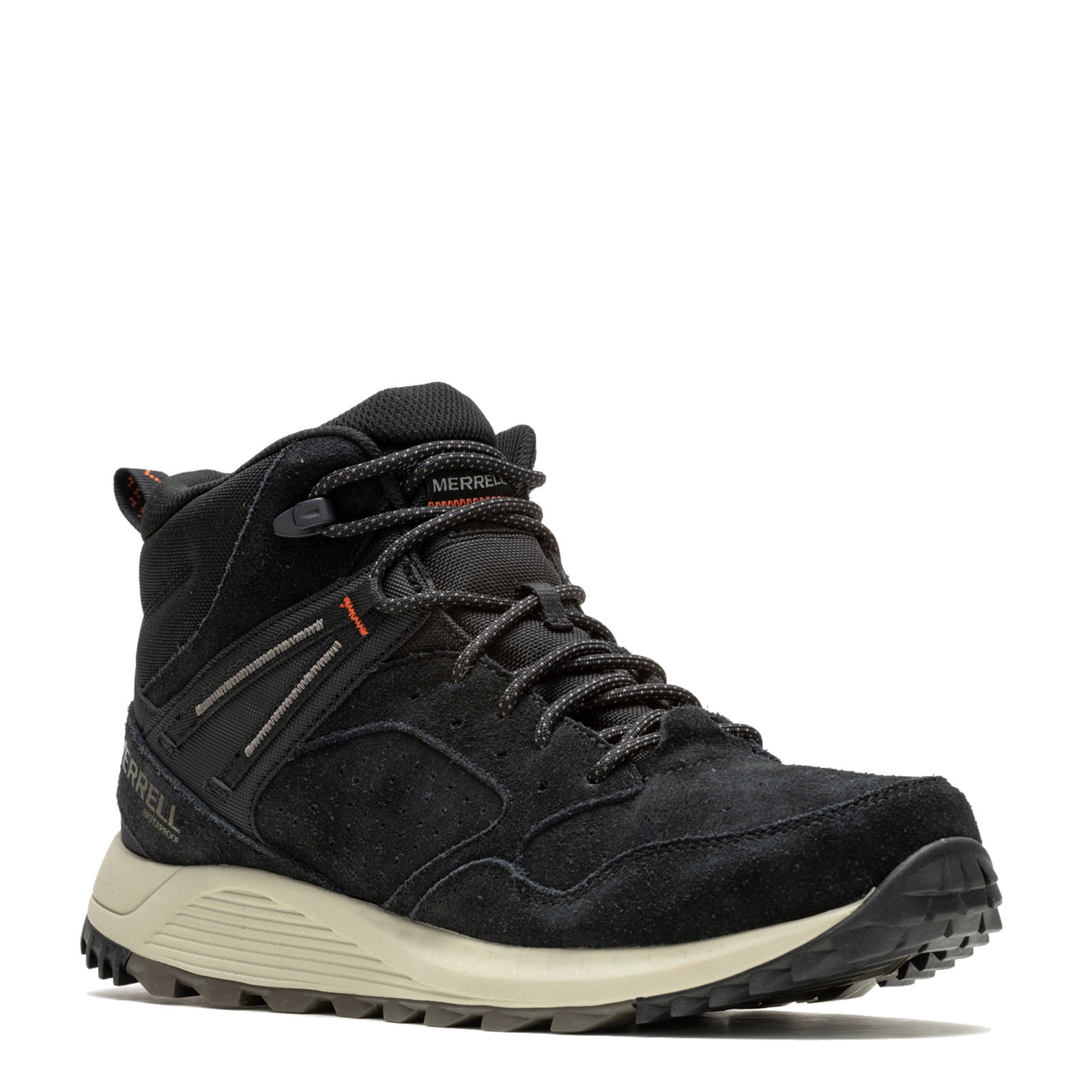 Mens Merrell Wildwood‎ Mid Gray Leather Waterproof Hiking Boots Pick Size 11 Men main image 3