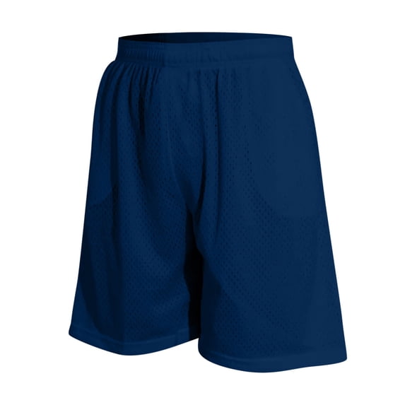 Men's Mesh Basketball Shorts - 2-Pocket Casual Gym Wear, Hop Style, Elastic Waist, Machine Washable
