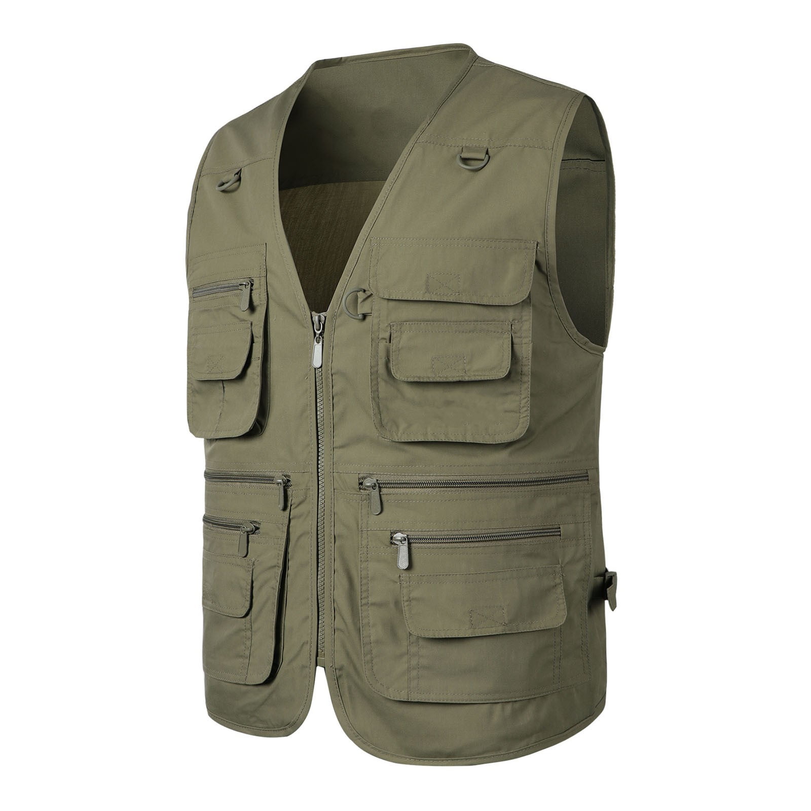 Men's Mesh Breathable Openwork Camouflage Journalist Photographer