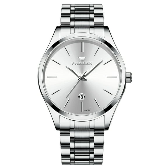 Men's Mesh Strap Quartz Student Watch, Ultra-Thin, Waterproof, with Night Light Function, Simple Style