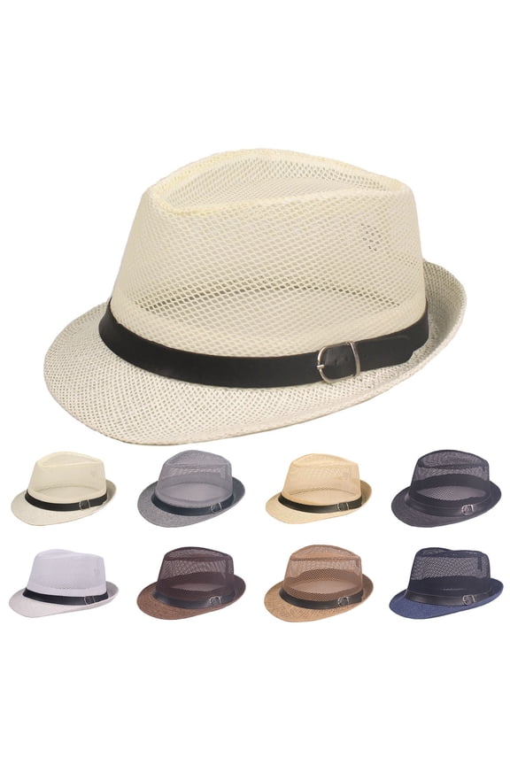 Men's Mesh Wide Brim Sun Hat Breathable Soaker Design Summer Beach Fishing Cap For Outdoor Water Activities