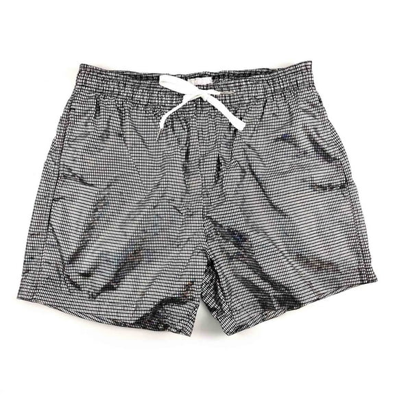Men's Metallic Shiny Beach Pants - Drawstring Waist, Baggy Fit, Quick-Dry - Casual Swim Trunks