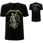 Men's Metallica And Justice For All Tracks T-shirt Medium Black