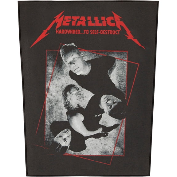 Men's Metallica Hardwired Concrete Back Patch Black