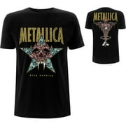 Men's Metallica King Nothing (Back Print) Slim Fit T-shirt X-Large Black