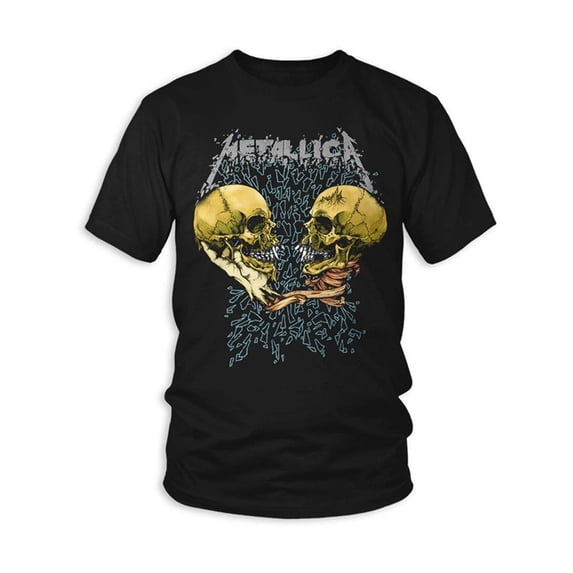 Men's Metallica Sad But True (Back Print) Slim Fit T-shirt Small Black