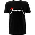 thumbnail image 1 of Men's Metallica Santa Hat Logo T-shirt Large Black, 1 of 3
