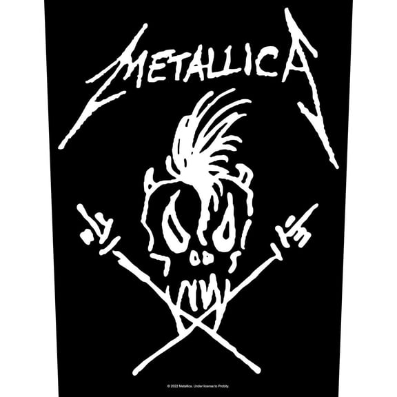 Metallica Scary Guy Band Logo Back Patch