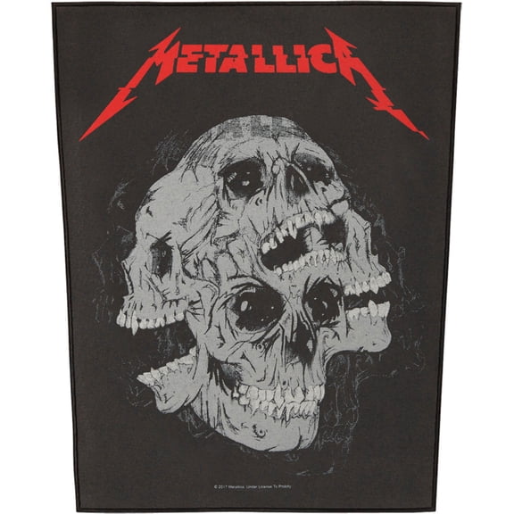 Metallica Skulls Sew On Back Patch
