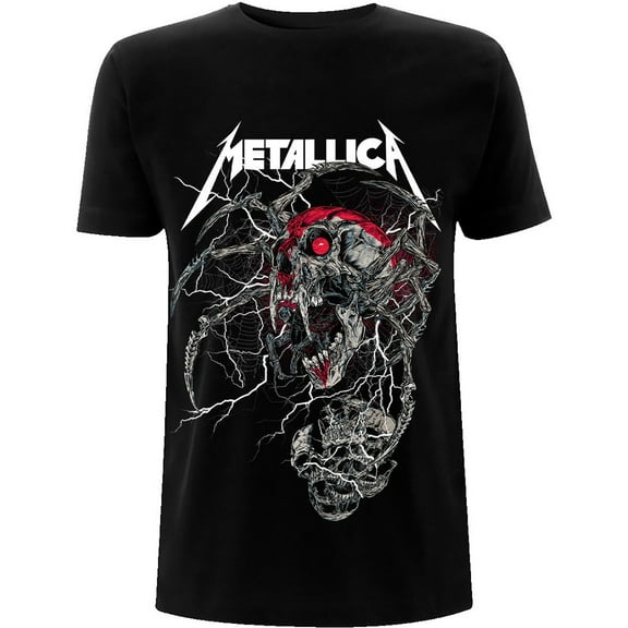 Men's  Metallica Spider Dead T-shirt Medium Black