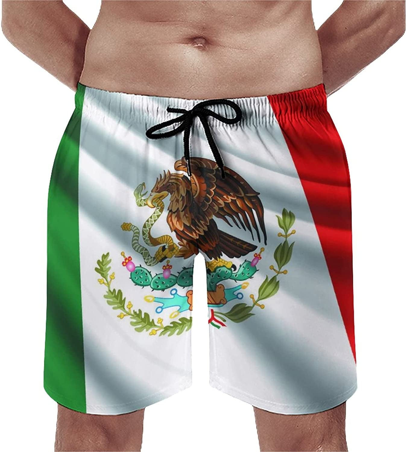 Mexican flag swim trunks sale