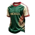 thumbnail image 1 of Men's Mexico Soccer Jersey Shirts 2D Graphic Short Sleeve Tee Crew Neck T Shirts Happy Fashion Jerseys for Men 2026 Summer Shirts, 1 of 4