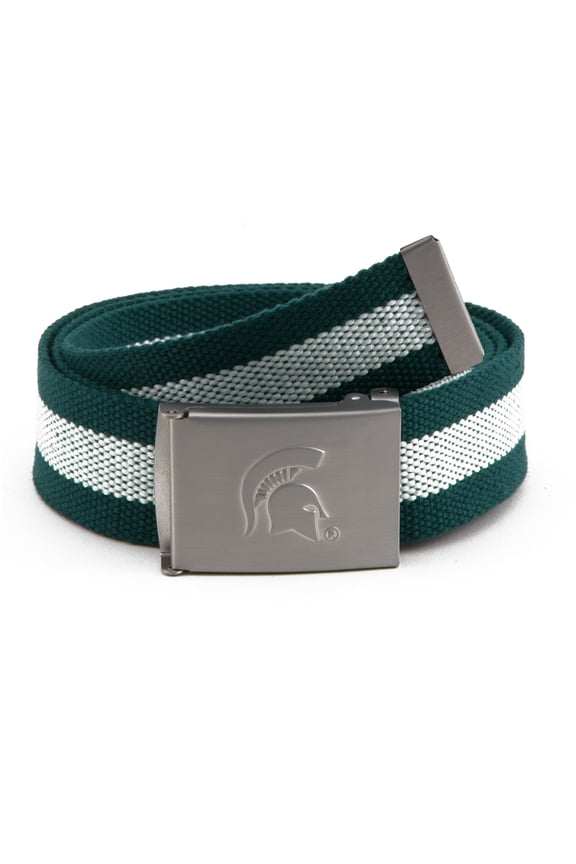 Men's Michigan State Spartans Fabric Belt