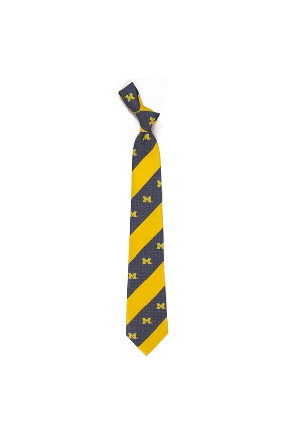 Men's Michigan Wolverines Geo Stripe Tie
