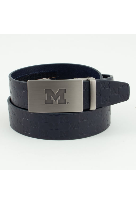 Men's Michigan Wolverines Ratchet All-Over Print Belt