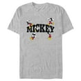 thumbnail image 1 of Men's Mickey & Friends Character Name Graphic Tee Athletic Heather X Large, 1 of 5