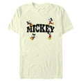 thumbnail image 1 of Men's Mickey & Friends Character Name Graphic Tee Beige X Large, 1 of 4