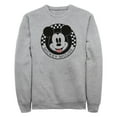 thumbnail image 1 of Men's Mickey & Friends Checkered Mickey Mouse Portrait Sweatshirt, 1 of 4